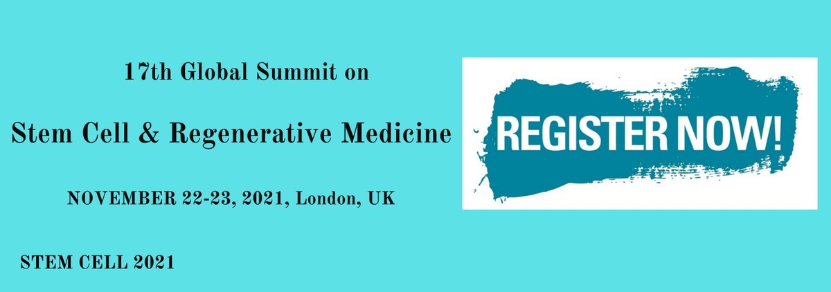 stem_2020's tweet image. Welcome to #stemcell 2021 meet our global experts around the world our conference s going to be held on #november 22-23, 2021 at #london, Uk 

for our website: …rativemedicine.insightconferences.com