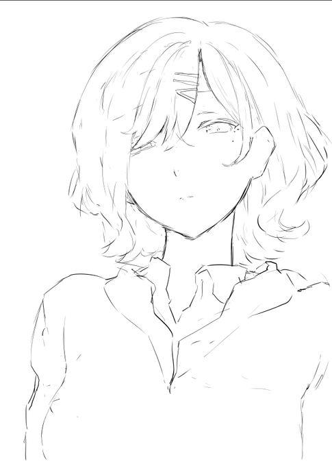 塵屑を見るかのような眼でシャニPを視る樋口円香の習作です。 