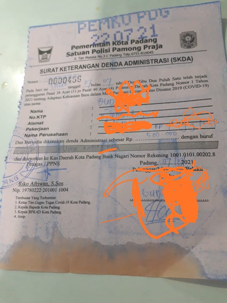 Ampun pak pol pp aku kapok