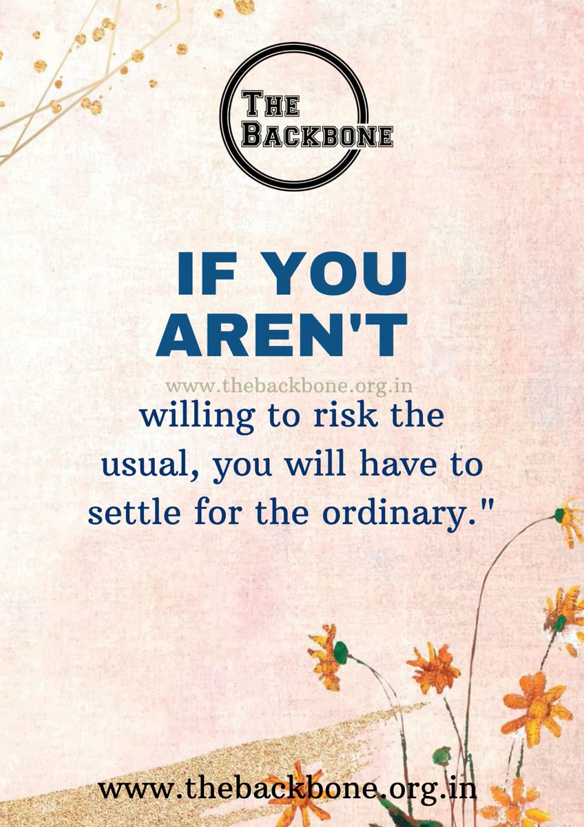 Your time is limited, so don't waste it living someone else's life. ... 
#experience #PositiveVibes