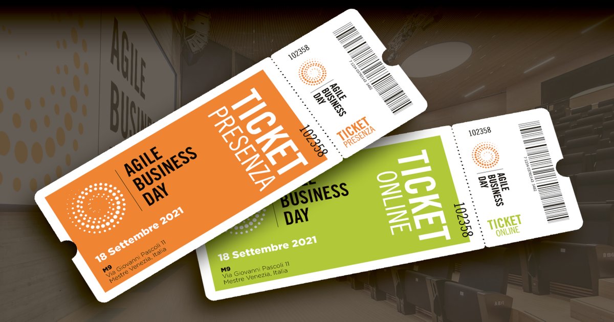 📢 📢 📢 BIGLIETTI DISPONIBILI 📢 📢 📢 
 
Iniziata la vendita dei biglietti in  Early Bird 🎊
Vediamo chi saranno i più veloci 🚀
 
Sono disponibili i biglietti per la sola conferenza online 📢 📢 📢 

🎟️ zcu.io/8ZMq