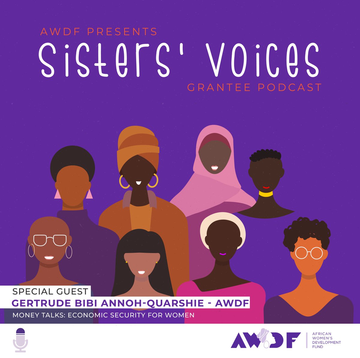 awdf01's tweet photo. 🎙In this episode of #SistersVoices we turn our microphone within to speak to our own Gertrude Annoh-Quarshie, Director of Operations here at AWDF, on the realities in trying to achieve economic security for women.
🔊Listen here: 
https://t.co/YnF8b8PTTU
https://t.co/DsMsaoISF6 https://t.co/KzXAJlKOOy