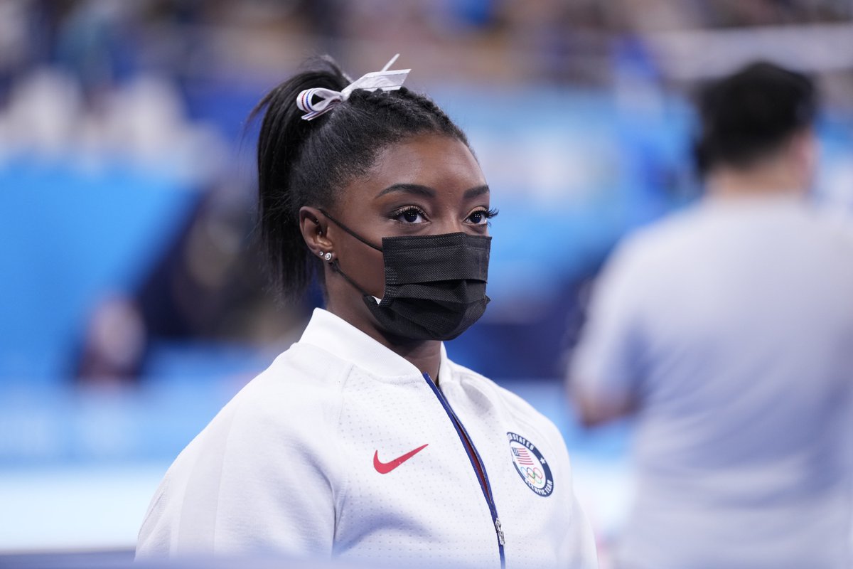 BleacherReport's tweet image. Simone Biles has withdrawn from the women's individual all-around final to focus on her mental health
