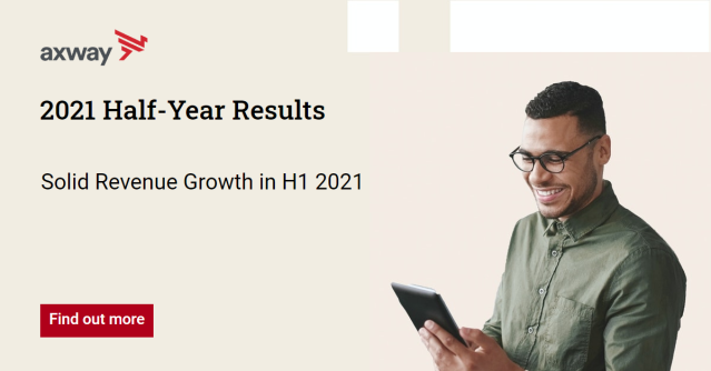 PBI55's tweet photo. 2021 Half-year results | @Axway Software: Solid Revenue Growth in H1 2021 https://t.co/7SJfP7Yt8i https://t.co/M3P32r1lwD