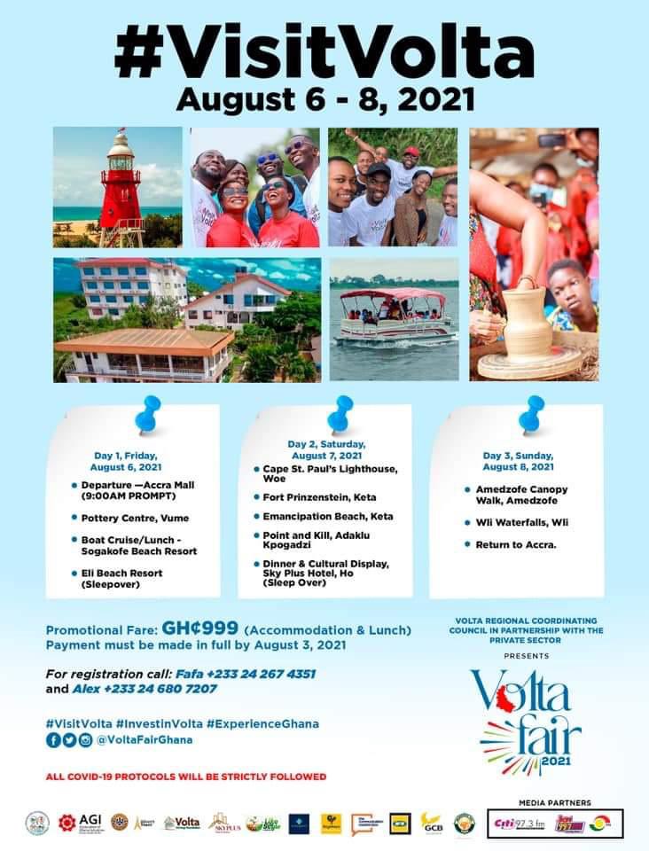 Call and book your spot ….  <a href="/voltafairGhana/">Volta Fair Ghana</a> <a href="/VoltaFair/">Volta Fair 21</a>  <a href="/ghanatourismGTA/">Ghana Tourism Authority</a> <a href="/VoltaRCC/">Volta Regional Coordinating Council</a> <a href="/VoltaRegion/">Volta Region</a> <a href="/ivyprosper/">Ivy Prosper</a> <a href="/benkoku/">Bernard Avle</a> @emefaapawu1 <a href="/KafuiDey/">Kafui Dey</a> <a href="/MawuliFuiK/">mawuli_fui</a>