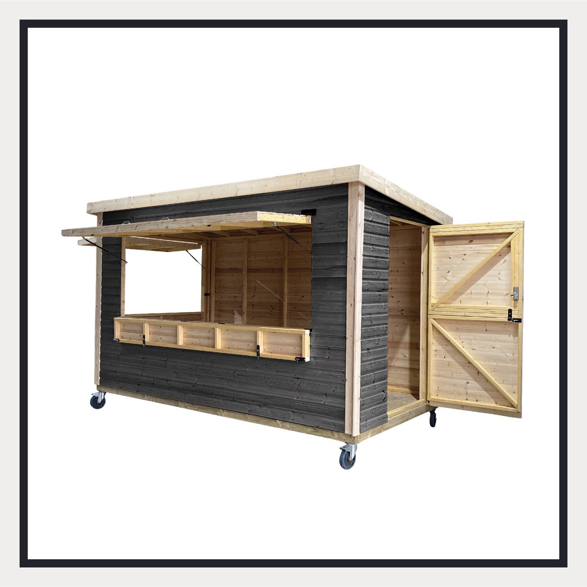 The Big Kahuna Kiosk comes in 4 sizes. They can be as bespoke as you like, fully branded, kitted out - you name it!