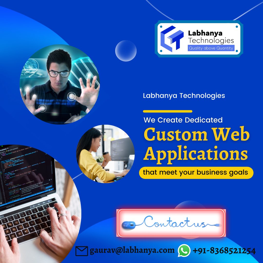 Labhanya_'s tweet image. Do you want to enhance your online presence with a custom web application that fits your business need?

#customappdevelopement #webdevelopment #appdevelopment #wordpress #java #ecommerce #php #software #development #customdevelopment #businessgrowth #businessexpansion