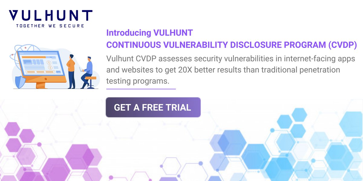 vulhunt's tweet photo. It's extremely important for every organization to be ultra-aware of the risks and threats that they are vulnerable to. Reach out to Vulhunt and get a free assessment done today!
.
.
.
.
#CyberSecurity #SecurityBreach #VAPT #VulnerabilityAssessment #PenetrationTesting #BugHunting https://t.co/SQj9vVI8Yy