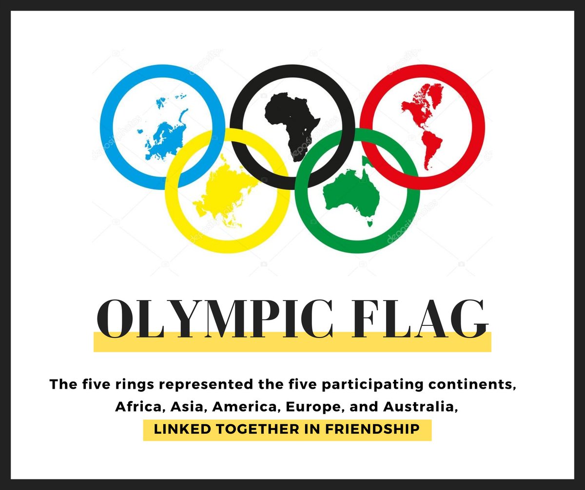 Ik zie je morgen Verlengen Beven Srijan Pal Singh on Twitter: "Did you know? The five colors of the Olympic  rings represent 5 of the world's continents: Africa, Asia, Australia,  Europe and the Americas, linked together in friendship. #