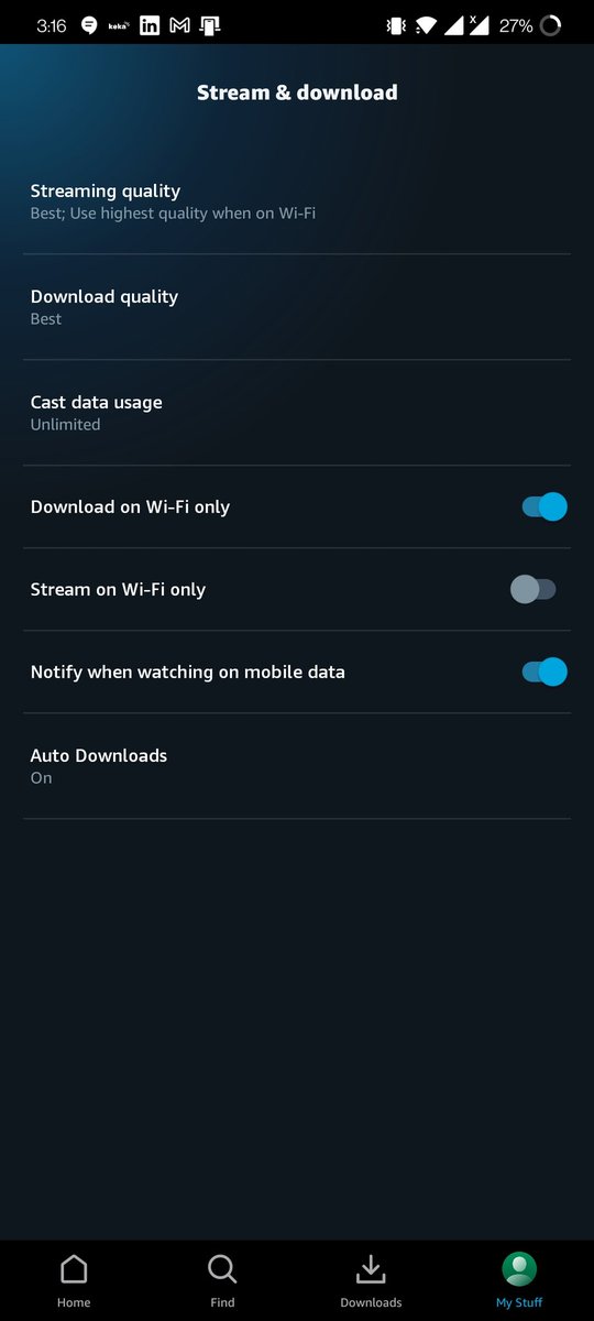 sunasrab's tweet photo. @OnePlus_IN @oneplus @OnePlus_Support 
I am using OnePlus 7t
I am having issue streaming HD videos in Amazon prime, I dont get option for Hardware acceleration can you please help https://t.co/IMuvRISkpg