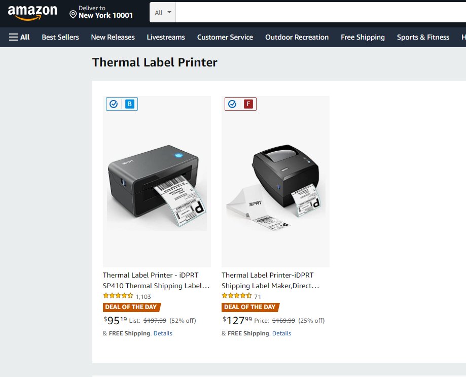 DianneKade's tweet photo. iDPRT is being featured as Amazon's DOTD! #amazon #dotd #deals #idprt https://t.co/AfsMtBQLY1