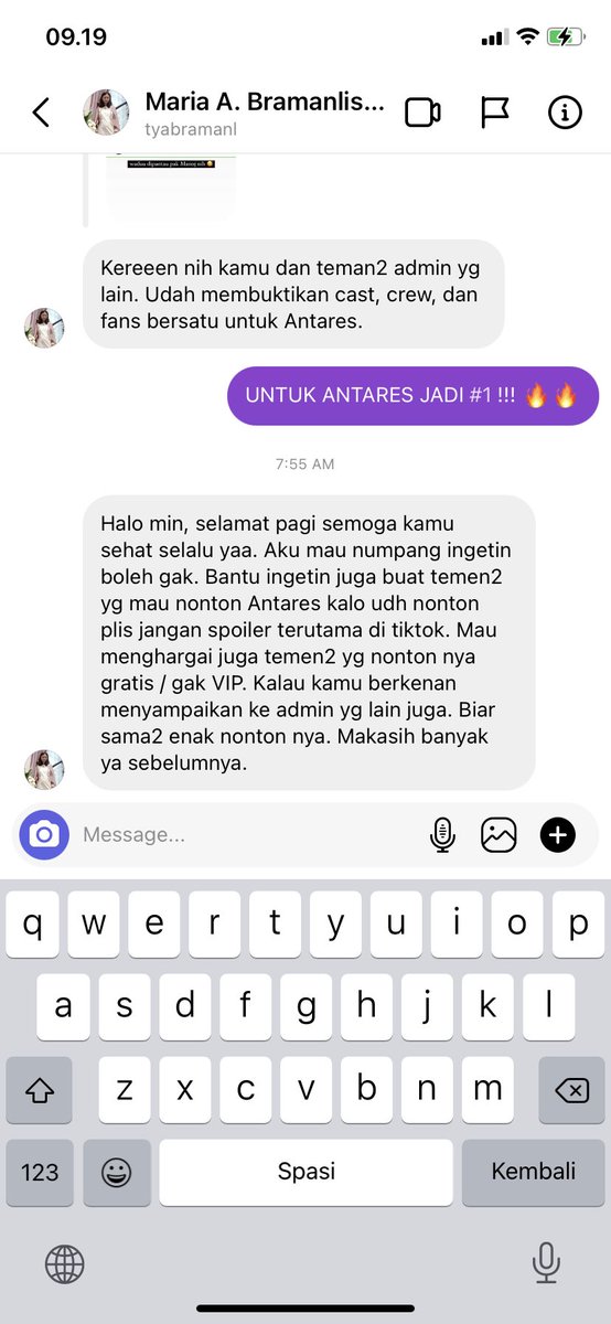 antaresthesrs's tweet photo. PENTING!!! BACA YA GUYS PLIS JANGAN SPOILER ANTARES NANTI KALO UDAH TAYANG. SHARE TRAILER RESMI DARI ANTARES AJA DAN KALO MAU SHARE JANGAN SCENE2 YANG PENTING (SPOILER) YAA!! NIKMATIN SENDIRI AJA DULU SERISNYA 

#AntaresTheSeries #AntaresComingSoon #AntaresTheSeriesTrending1 https://t.co/hN24E68vvM