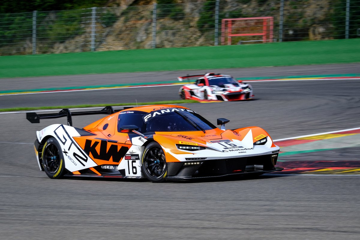 GroupMatador's tweet photo. Great news from the Belgian SPA-Francorchamps. Štofi Rosina won the KTM brand race in the GT2 European Series. #sports #matadorgroup #motorsports https://t.co/d2vrGadRaM