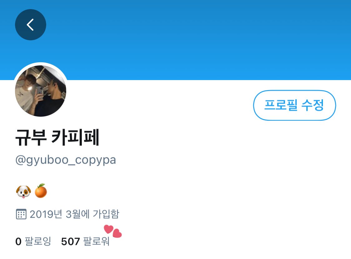 500팔로워 감사합니다🥺 앞으로 오래오래 규부 해주세요 사랑합니다💕