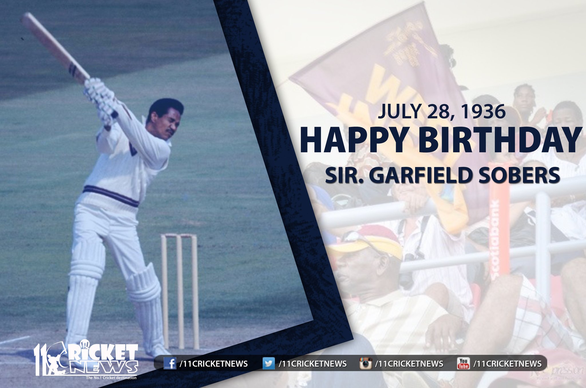 Happy Birthday \"Sir Garfield Sobers\" He turns 85 today 