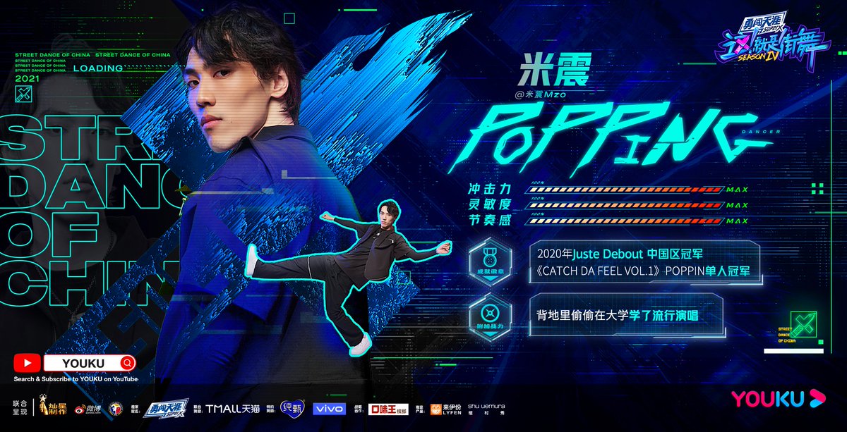 YoukuOfficial's tweet photo. #StreetDanceofChinaS4 Smooth Wave, open-minded creativity, Popping is on the battlefield! #Babydolphin #PoppinC #MiZhen #Jrtaco
#这就是街舞##这街最酷的仔# 流畅的Wave,脑洞大开的创意,Popping上阵!#马克西姆 #克里斯蒂安 #米震 #小海
#优酷 #YOUKU https://t.co/UA9yThCjnh
