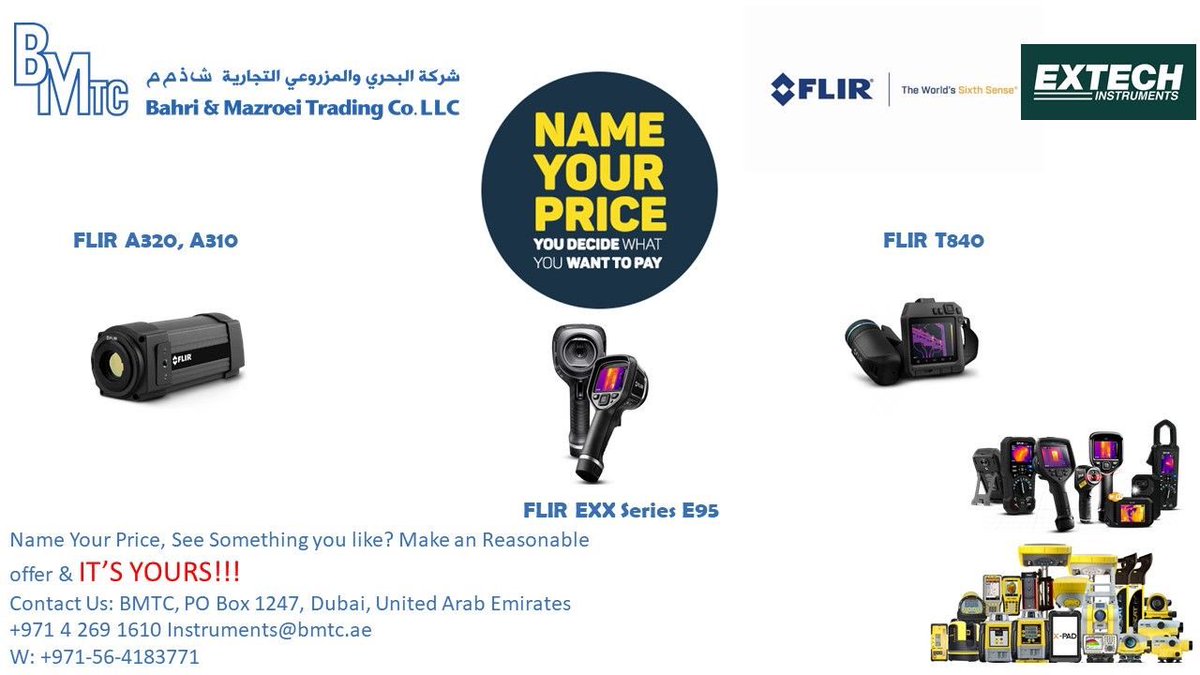 bablahemen's tweet photo. Name your Price. #flir #authorizedistributor #thermalcamera @BMTC_ME @flir https://t.co/iwvXUv4rkK