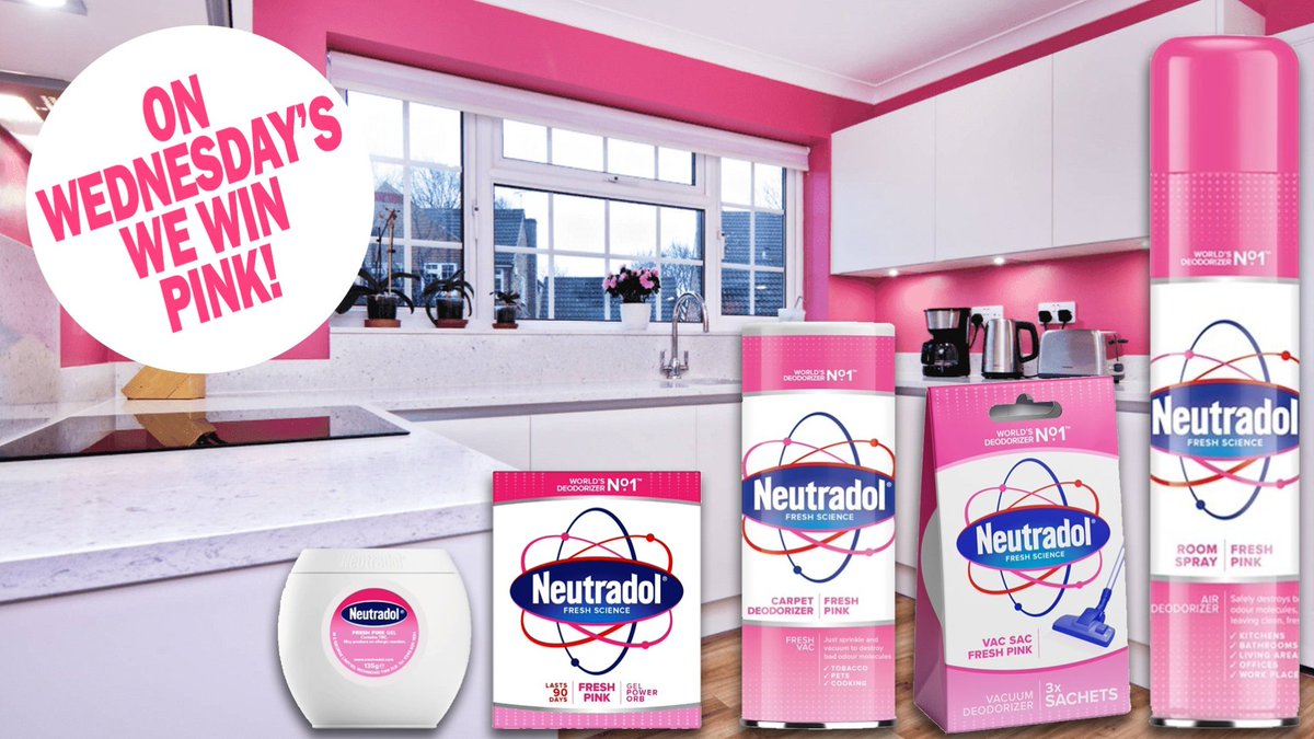 💗WIN A PINK BUNDLE!💗

On Wednesday’s we win pink!

All you need to do is follow us, like this post and share it for your chance to win a Neutradol Pink Bundle!

#pinkwin #pinkwednesday #neutradol