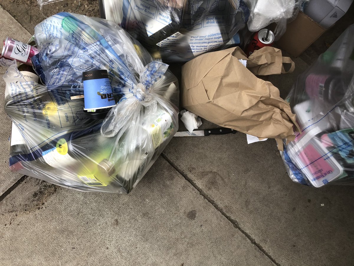 George Street - knives out in the street! Every day rubbish piled high <a href="/CityWestminster/">Westminster City Council</a>