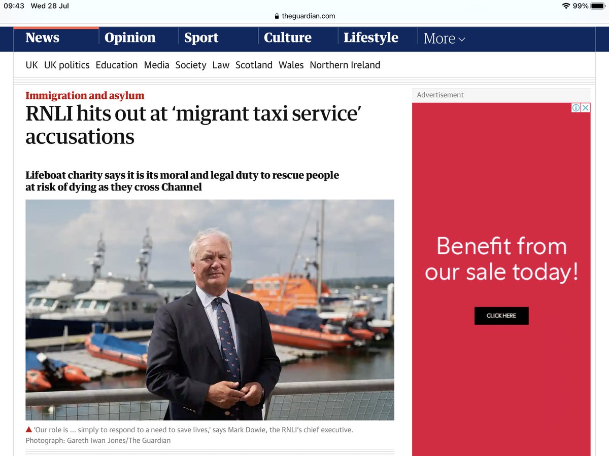 MsPocketRocket's tweet image. The British Charity, RNLI founded in 1824 under pressure from The Home Secretary.

All because the daughter of immigrants is prepared to risk the lives of other immigrants.

What does that tell you about @pritipatel ?

#PatelOut