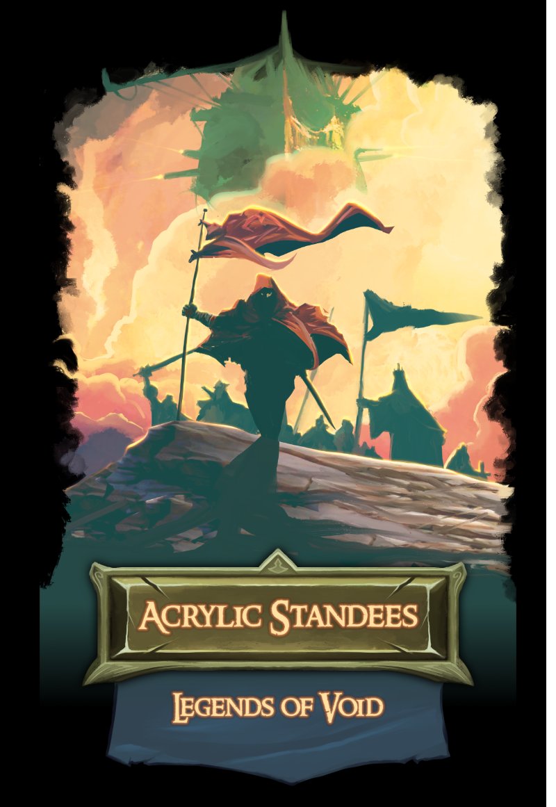 To acrylic or not?
This is our first project, we want to invest in the game and produce it at its best.
For this reason, we will include acrylic standees in every copy of Legends of Void. 
kickstarter.com/projects/legen…
#legendsofvoid #twoidgames #boardgames