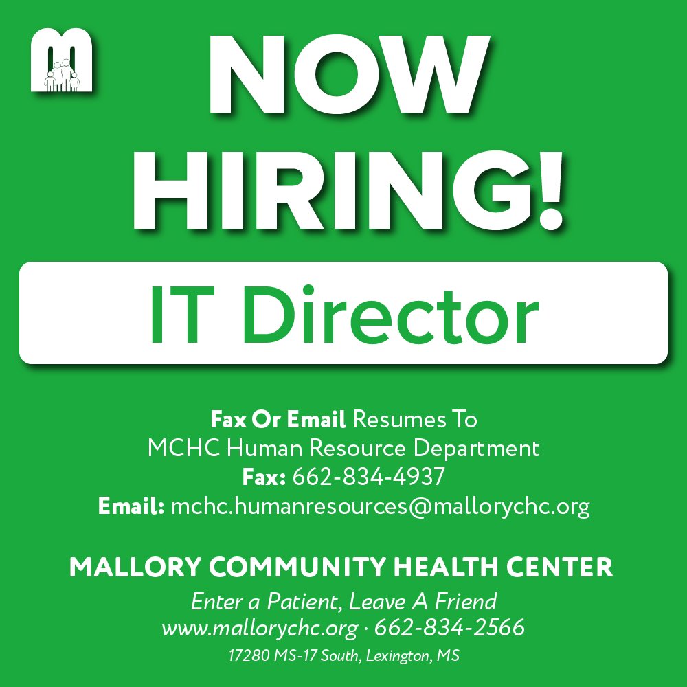 MalloryCHC's tweet photo. 📣Now Hiring📣

The IT Director oversees all IT (Information Technology) functions within our organization. The IT Director will be in charge of a team of IT Analysts and to manage the company’s technology operations  and the implementation of new IT systems and policies. https://t.co/Op8qn4J9EX