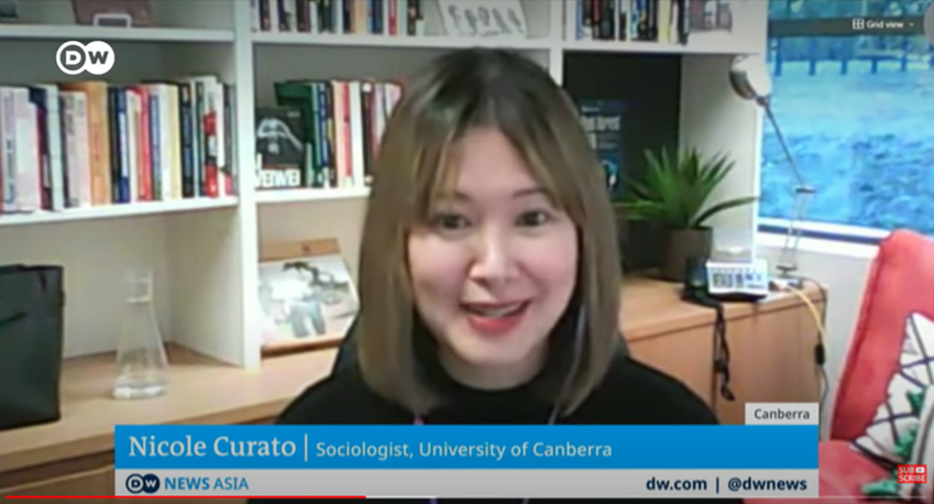 DelDemUCan's tweet photo. Is authoritarian consolidation the future of Southeast Asia? On @dwnews 🇩🇪: Our very own @NicoleCurato draws on her study on deliberative democracy and authoritarian innovations in the Philippines in this interview. 

https://t.co/dFZttxx6rr

@UCBGL @UCIGPA https://t.co/Qvd0SM40Su