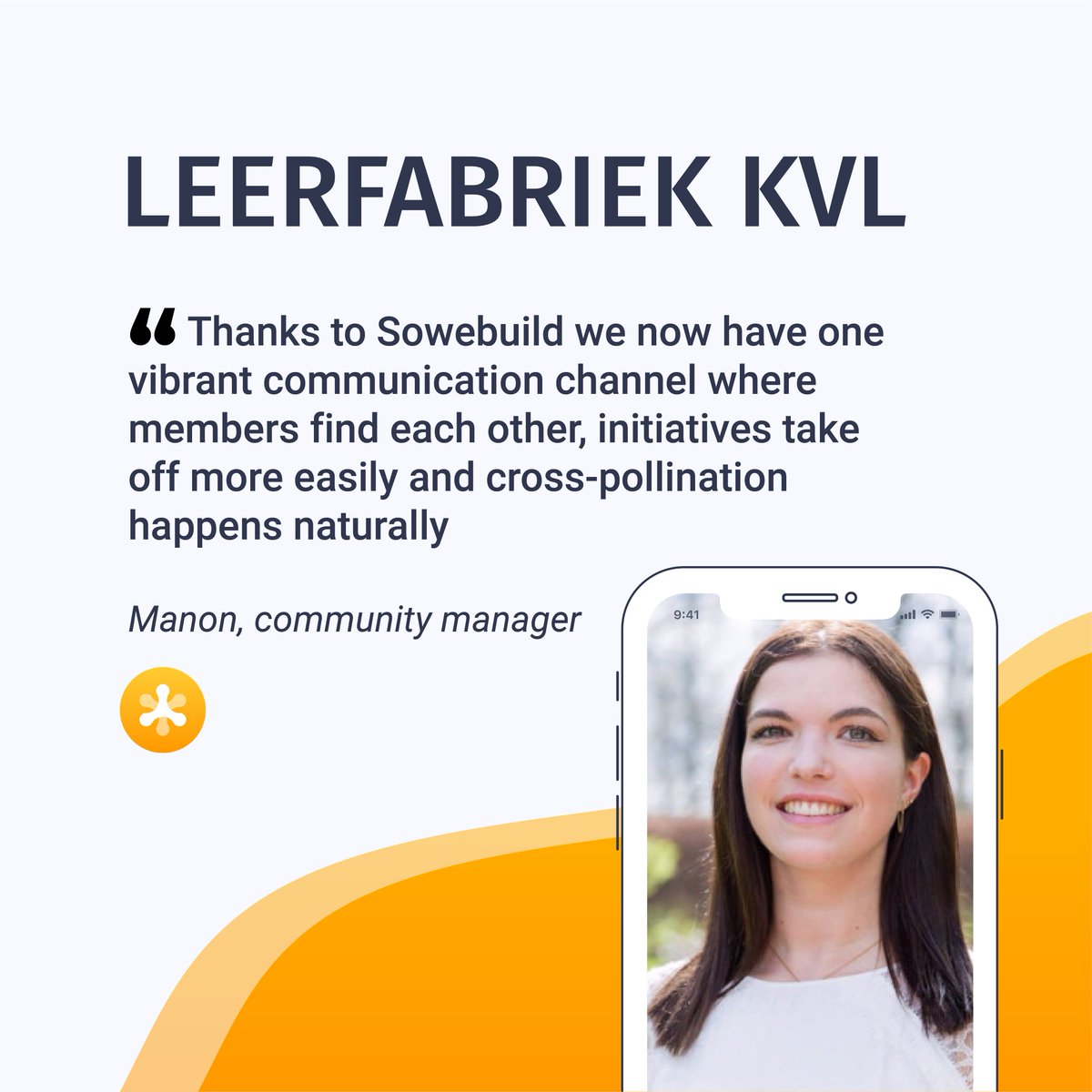 Sowebuild's tweet image. Receiving such feedback as a result of our work makes us even more passionate about what we do. Social cohesion is the most necessary layer of life. It is the most beautiful factor that connects us and strengthens us in order to grow, together.

Thank you Manon and Leerfabriekkvl