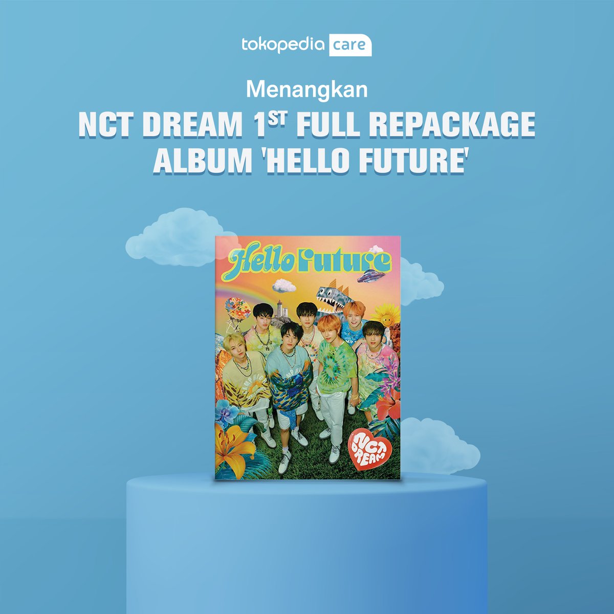 TokopediaCare's tweet image. 💚Menangkan NCT DREAM 1st REPACKAGE ALBUM &apos;HELLO FUTURE&apos;💚

Sesuai janji Mimin kemarin, Mimin mau bagi-bagi merch Kpop lagi nih.
 
Kuisnya masih gampaaang banget, jadi pastiin kamu jawab SEBANYAK-BANYAKNYA di tweet ini supaya kesempatan menang makin besar!

#SelaluAdaSolusi