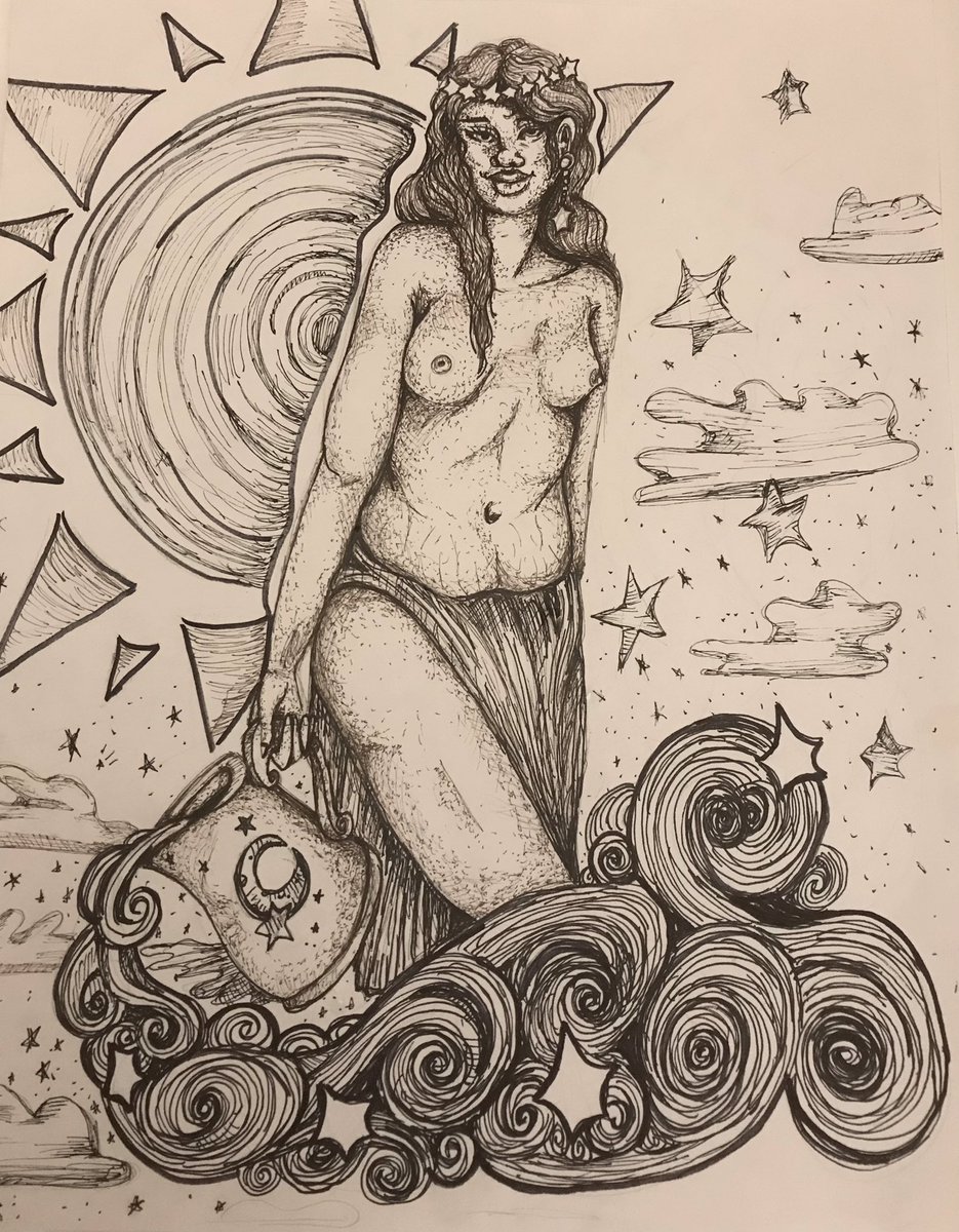 MatsutakeFairy's tweet photo. My new drawing #star #art #drawing #inkdrawing #inkart #aesthetic #artwork #sun #moon #night #day #twiglight #stoned #stonerart https://t.co/iKuw1zMn9z