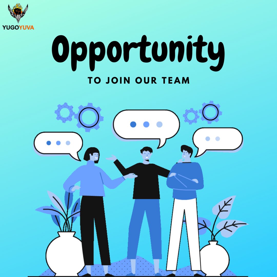 YugoYuva's tweet photo. Registration Form : https://t.co/TWe8sc6da6
Contact us at ngoyugoyuva@gmail.com or  https://t.co/ohHsLZSvHq  
#DoWhatYouCant #hiring #recruitment #join #volunteer #opportunity #comeforward #goodvibes #ngo #yugoyuva #staytuned #start #participate #positivity #WorkFromHome #phase4 https://t.co/fAfxSrQCe6