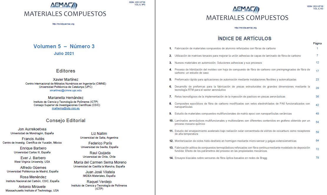 AEMAC_'s tweet image. 📢Nº16 #RevistaAEMAC &quot;Procesos de Fabricación de #materialescompuestos. Materiales Multifuncionales&quot; que cierra #MATCOMP19

Gracias a los #AsociadosAEMAC: @urjc @uc3m @INEGIPORTO @tecnalia @Eurecat_news @Airbus @upvehu @FIDAMC_ @CSIC  @uclm_es @intaespana 
bit.ly/2VjNt0w
