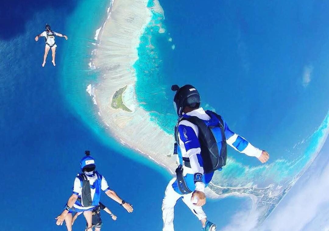 AdduTheFinest's tweet photo. You will leave the aircraft at 10000 feet and experience the rush of free fall through the beautiful skies beyond the equator over the Addu at 120 miles per hour.

#TheFinestAddu 

#SouthernHeartOfMaldives

#VisitAddu
#VisitFuvahmulah
#FlyToGanInternationalAirport https://t.co/wOvp3eULgP