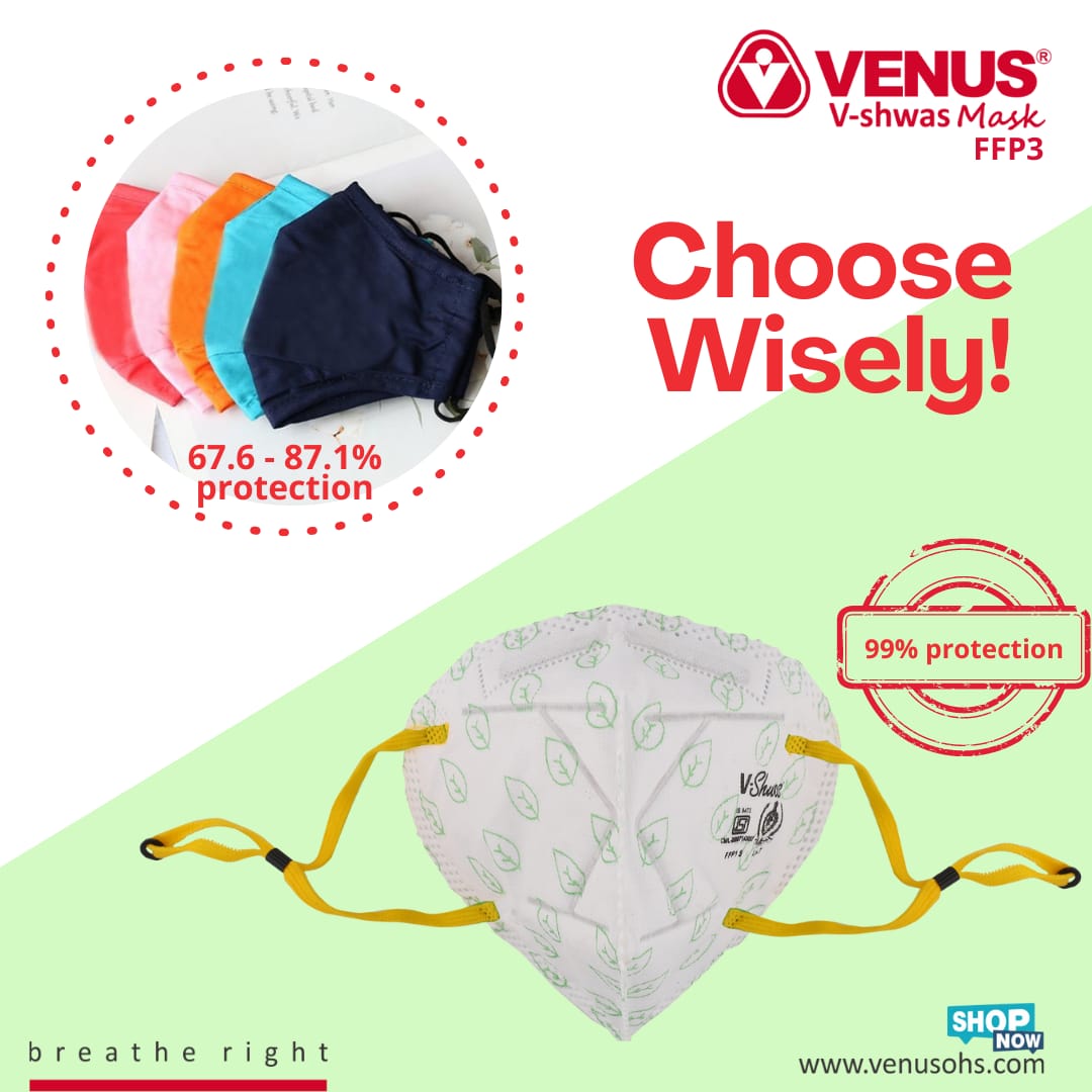 Venus_Safety's tweet photo. Get the best face mask because you need the best, you deserve the best.
Choose right.
#venusohs
Shop now.
https://t.co/8D2DVLcShu
#maskon
#maskonchallenge #maskonindia
#masksforsale #safetymask #wearmask
#safetyfirst #safety #health #healthcare https://t.co/51FiX9Lx68