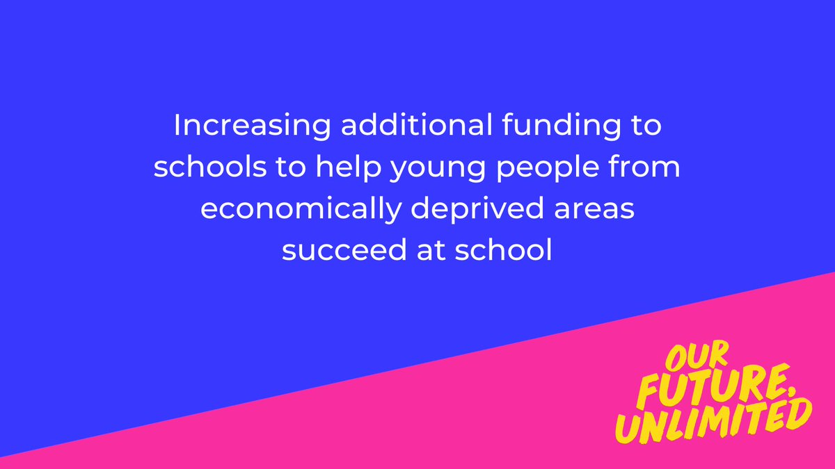 DofE's tweet image. ‘Increasing additional funding to schools to help young people from economically deprived areas succeed at school’

This is one of the education changes young people would like to see.

Tell us what change you would like to see using #ListenWithoutLimits dofe.org/wp-content/upl…