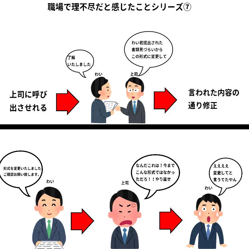 共感者続出！職場で理不尽だなって感じたエピソード！