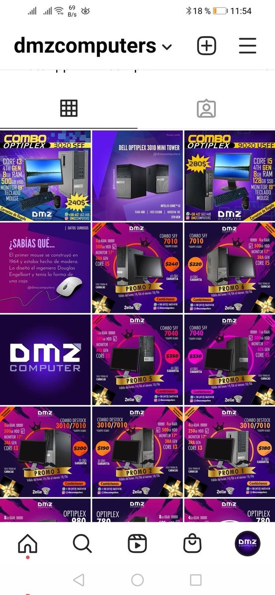 DMZcomputer's tweet image. Somos N1 en ventas en computadores y laptops.
 Siguenos en Instagram
@dmzcomputers 
#computador #laptop