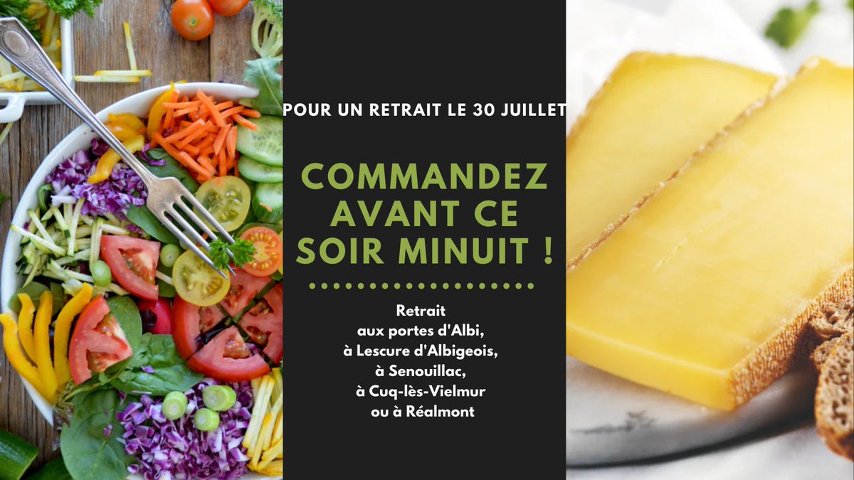 DriveFermier_81's tweet image. Pensez à passer commande avant ce soir minuit pour un retrait vendredi : fraises, tomates, concombres, aubergines, fromages, viandes à griller... c'est sur drivefermier-albi.fr