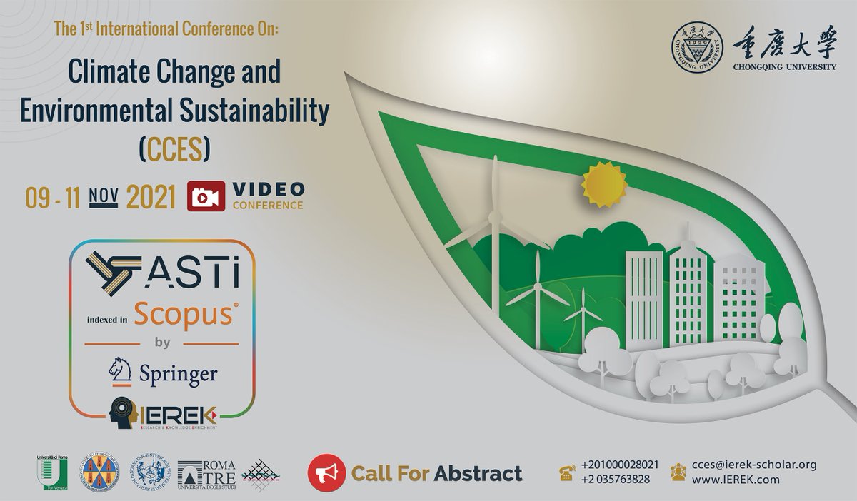 The Climate Change and Environmental Sustainability conference will build on its success in discussing pollutant releases and improving air quality. The discussions will include:
Exploring collaborations in air, land, and water pollution.
Know more: bit.ly/CCES1st
#CCES