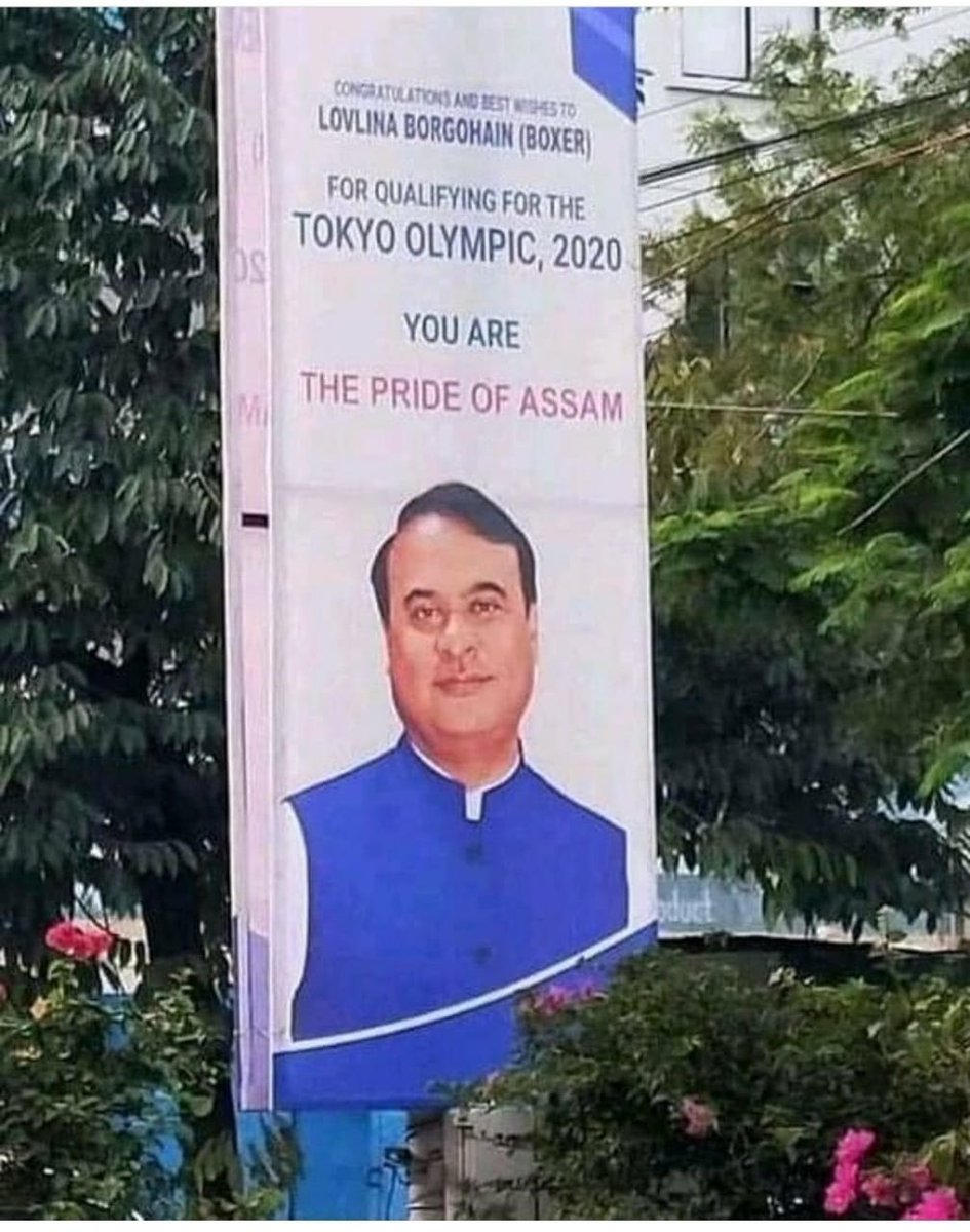 SandeepSC's tweet image. Part 1 - When politicians bask in glory not their own. Shamefully using someone else's achievement to splash your own face all over town. #politician #nonsense #Olympics #india