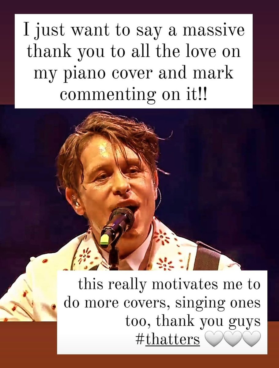 to anyone who's not over on my Instagram, I just want to say that I am so so so thankful over mark commenting on my little cover, this means the absolute world to me!! I've loved him since I was about 5 years old and this is sooo surreal to me🥺🤍🤍🤍🤍🤍