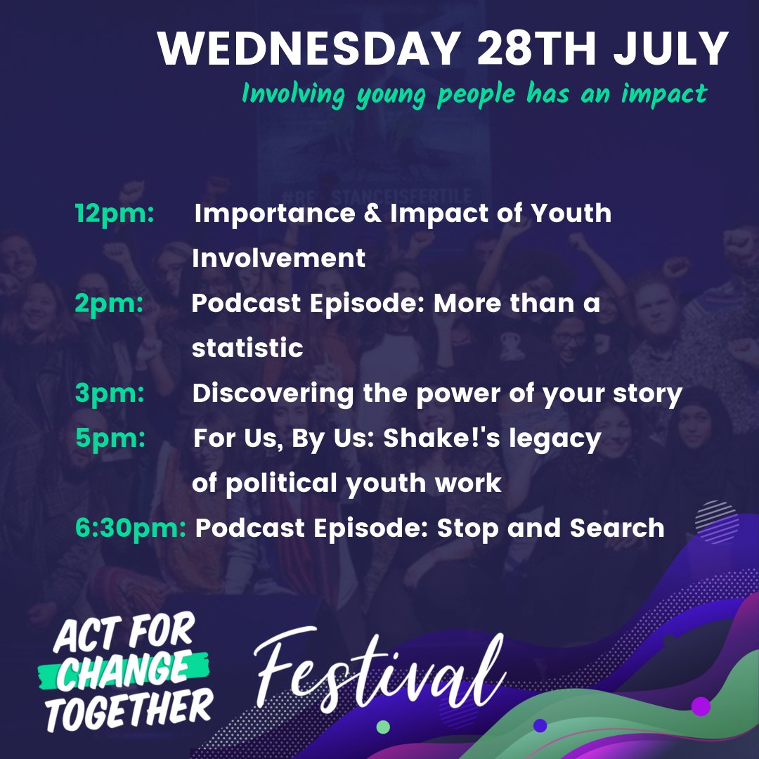 EsmeeFairbairn's tweet photo. Another great line-up today at the #ActForChangeTogether festival
⭐️Learn about the importance & impact of involving young people in your work
⭐️Attend a workshop for young people with techniques and tips on storytelling
⭐️Listen to #CEP share their stories of the care system https://t.co/y3CvEwUoqt
