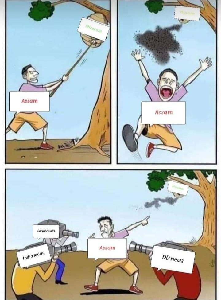 Sawmtei70794849's tweet photo. Shame on you Assam for making up stories and illegally entering our homeland #assamshotfirst #shameonassam https://t.co/OU5dXTlb7J