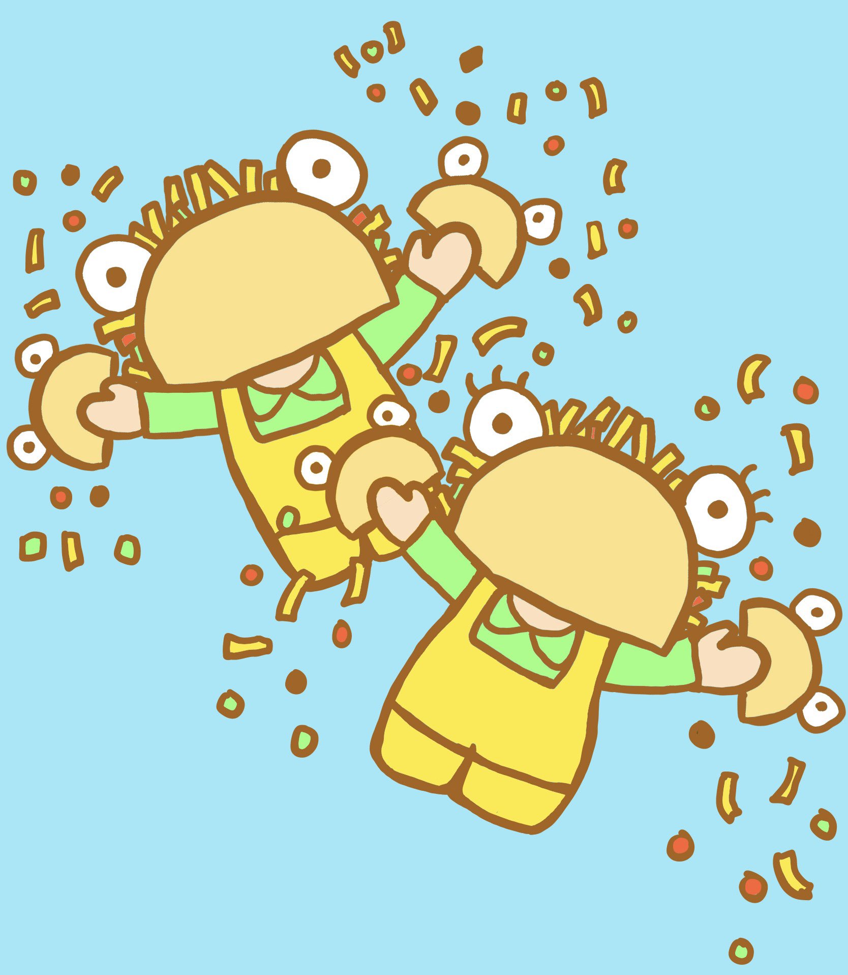 Puri54 キャラをかわいく描くには目を離して下に下げ 鼻と口を上に上げるときゃわいいヨ え タコスに口がないんやが ぴーちゃん A Yanmama リクエストのタコスだよ ゆるく描くのめちゃ楽しかった タコスタイム フォートナイトイラスト