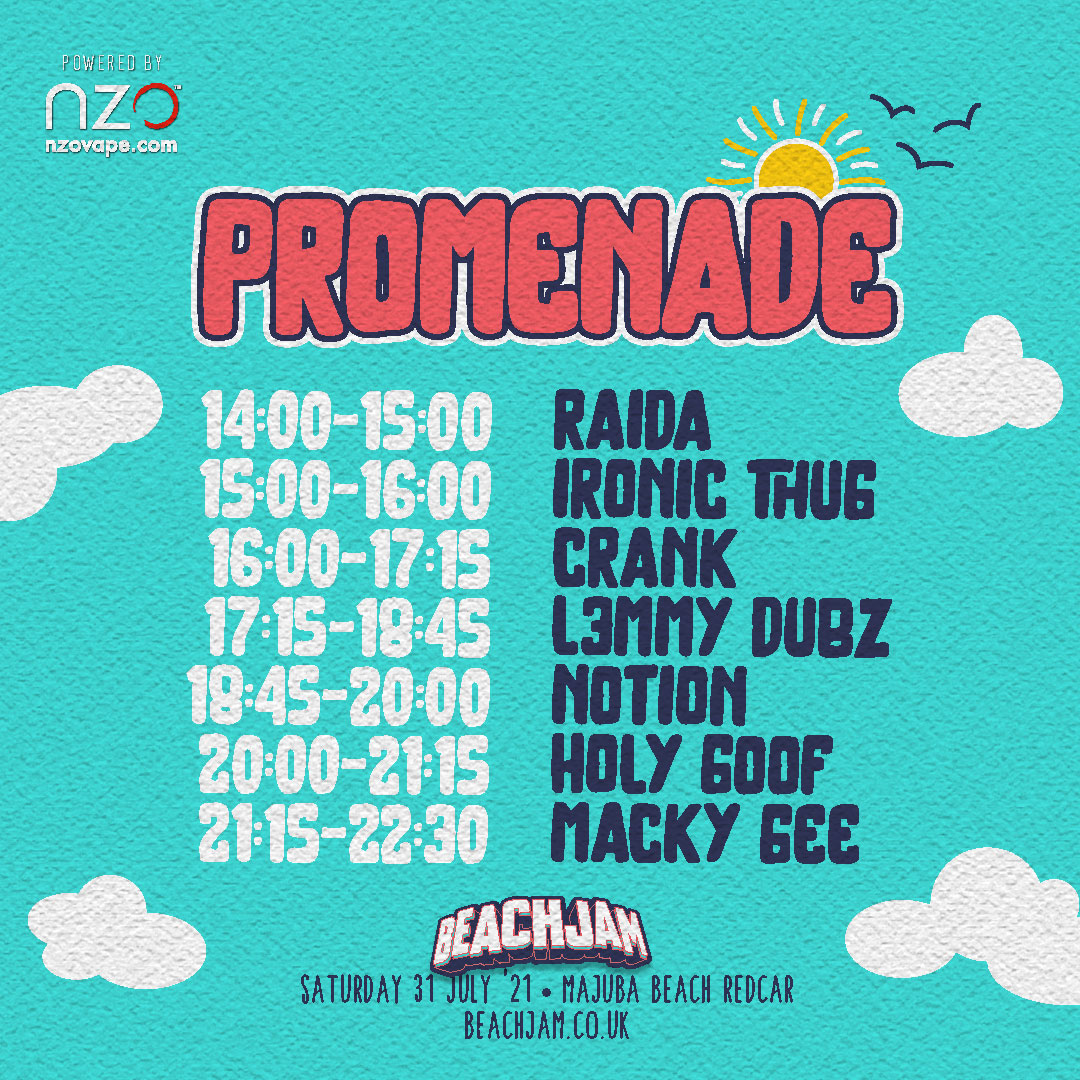 beachjamuk's tweet photo. Set Times Released!⁣ 🎉
⁣
Doors open 2pm. Last entry 5pm⁣
⁣
Don't forget to get your official after party ticket online in advance. Limited tickets remain: https://t.co/UrtqR9gXB2 
⁣
#BeachJam #MajubaBeach #Summer https://t.co/VO4dCyqEJg