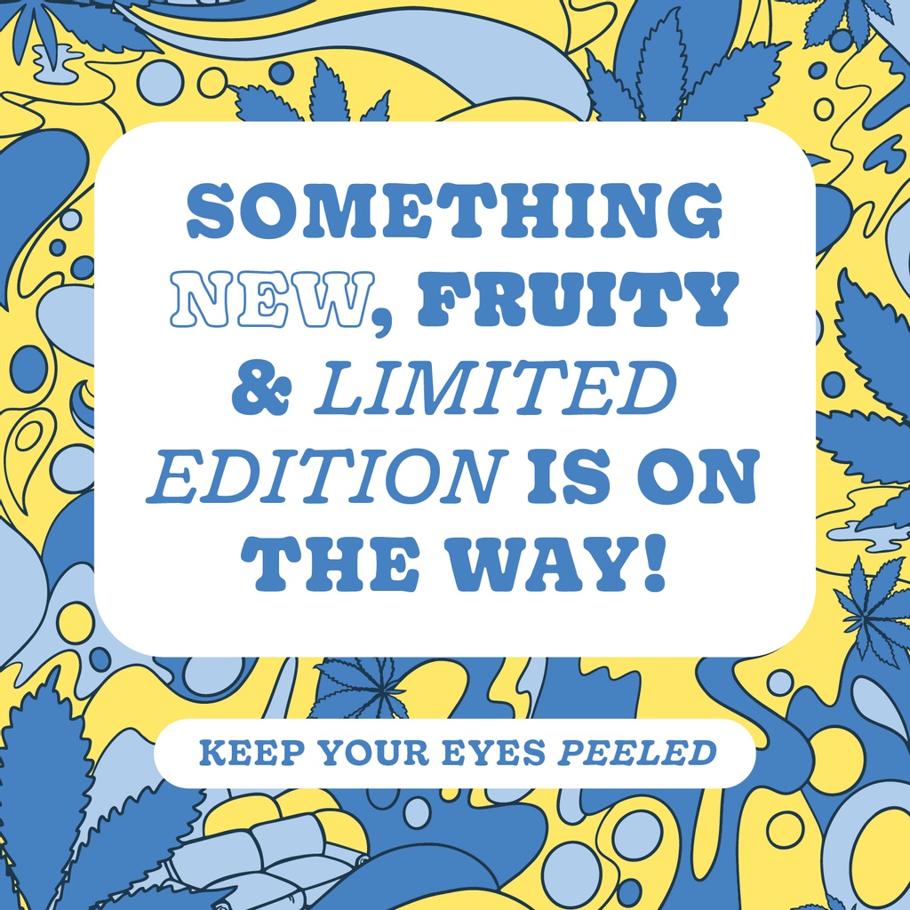 Something new, fruity &amp; limited edition is on the way! Keep your eyes peeled 😉

The best way to stay in the loop is by turning on post/story notifications or subscribing to the newsletter on our website. This one you won't want to miss!

#LimitedEditionJellyAlert