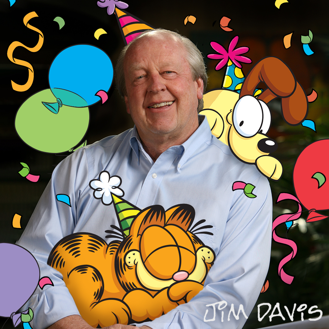 Wishing a very happy birthday to creator, Jim Davis! 