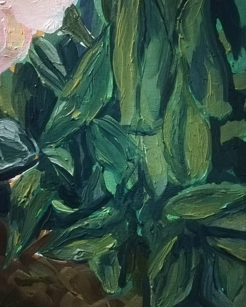 azmaasadart's tweet photo. Quick Practice ๐๏ธ๐จ๐ฟ๐ธ
Medium: Oil Paints
#art #painting #colors #textures #strokes #oilpainting #canvaspainting #quickpractice #summerpainting #flowers #leaves #naturestudy #contemporarypainting #artphotography #asianartist #finearts #fineartist #azmaasad https://t.co/gBLfoIGlpN