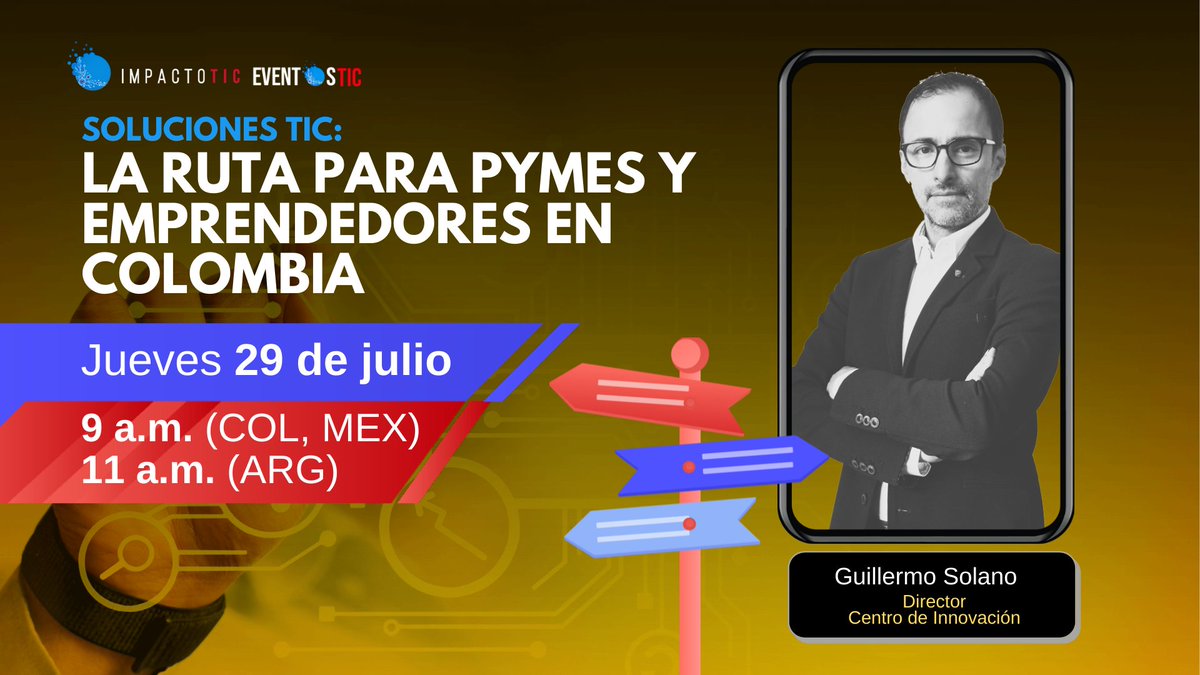 ¿Cómo utilizar metodologías de juego y estrategia para impulsar procesos de innovación y creatividad?  Guillermo Solano, Director de <a href="/CentrodeInn/">Centro de Innovación</a> compartirá su experiencia en esta área durante el evento #SolucionesPymes. Regístrate en: bit.ly/TICparaPymes    🗓🇨🇴