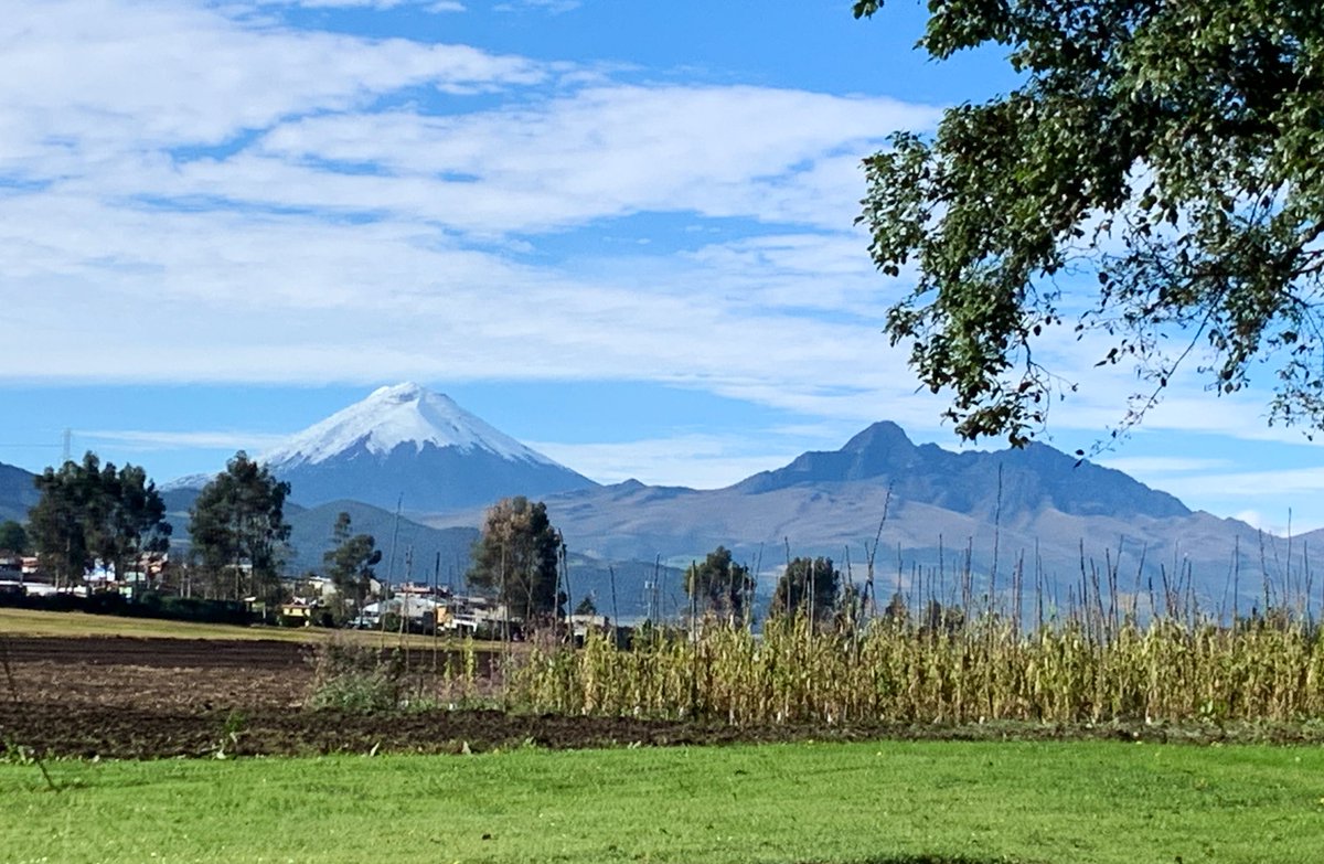 horacio_rv's tweet photo. ¡Buenos días #Ecuador! 

Les comparto esta belleza de paisaje desde la Oficina Regional para America Latina y el Caribe @Cipotato @CGIAR en la Estación Experimental Santa Catalina @INIAPECUADOR https://t.co/yze8TLzlyD